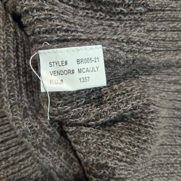 Browning Men's Henley Pullover Sweater Heavy Knit Quarter Button Size M - Picture 11 of 11